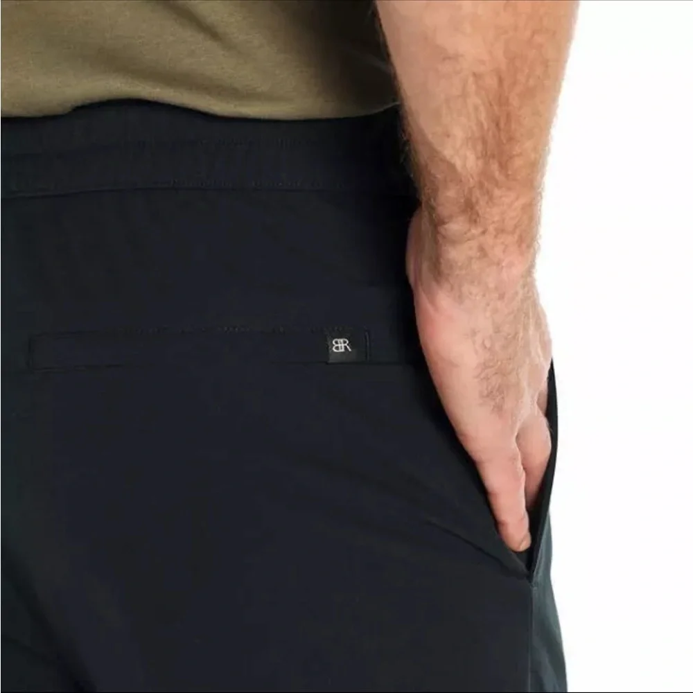 NWT Banana Republic Men's Motion Tech Hybrid Pant Water Repellent Size 38 Black - Picture 4 of 13